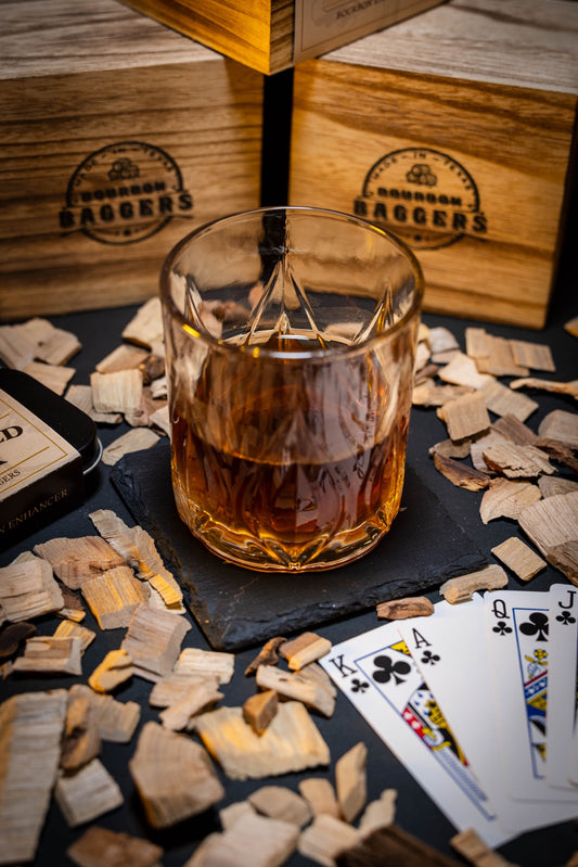 Fidget Spinner Whiskey Glasses - The Bourbon Stress Reliever!