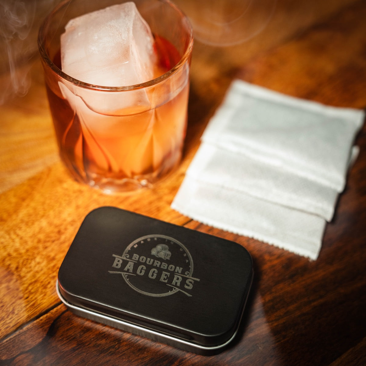 Bourbon Baggers w/ Matte Black Premium Pocket Tin