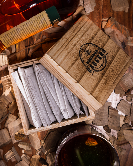 Bourbon Baggers Premium Wood Gift Box