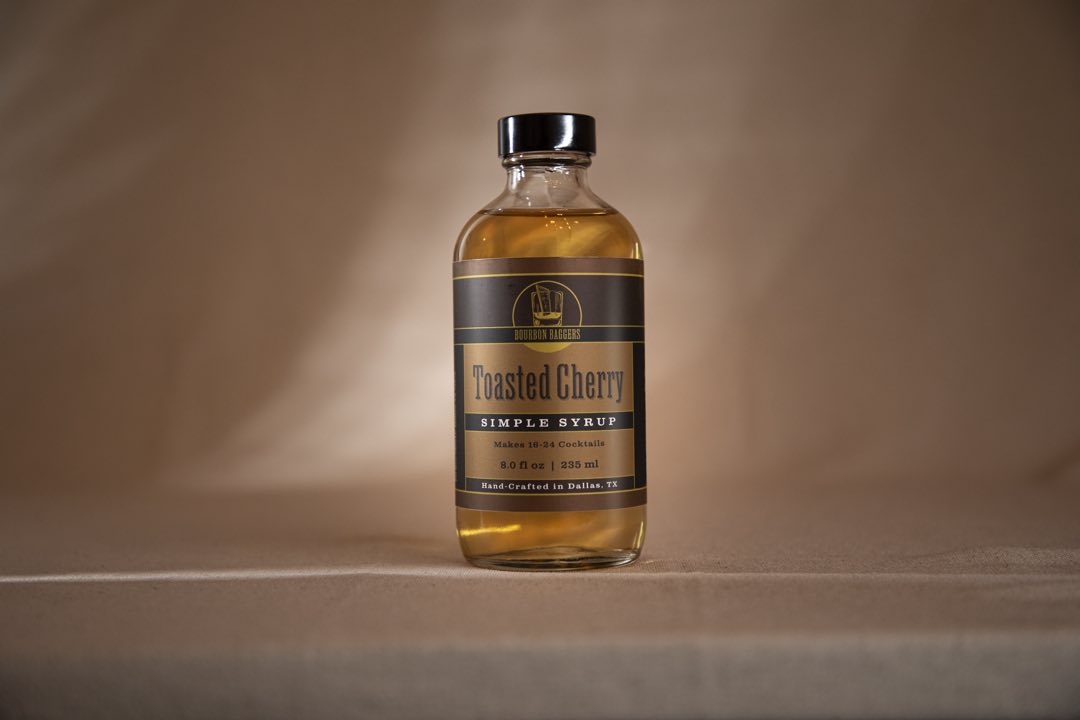 Bourbon Baggers Toasted Cherry Simple Syrup