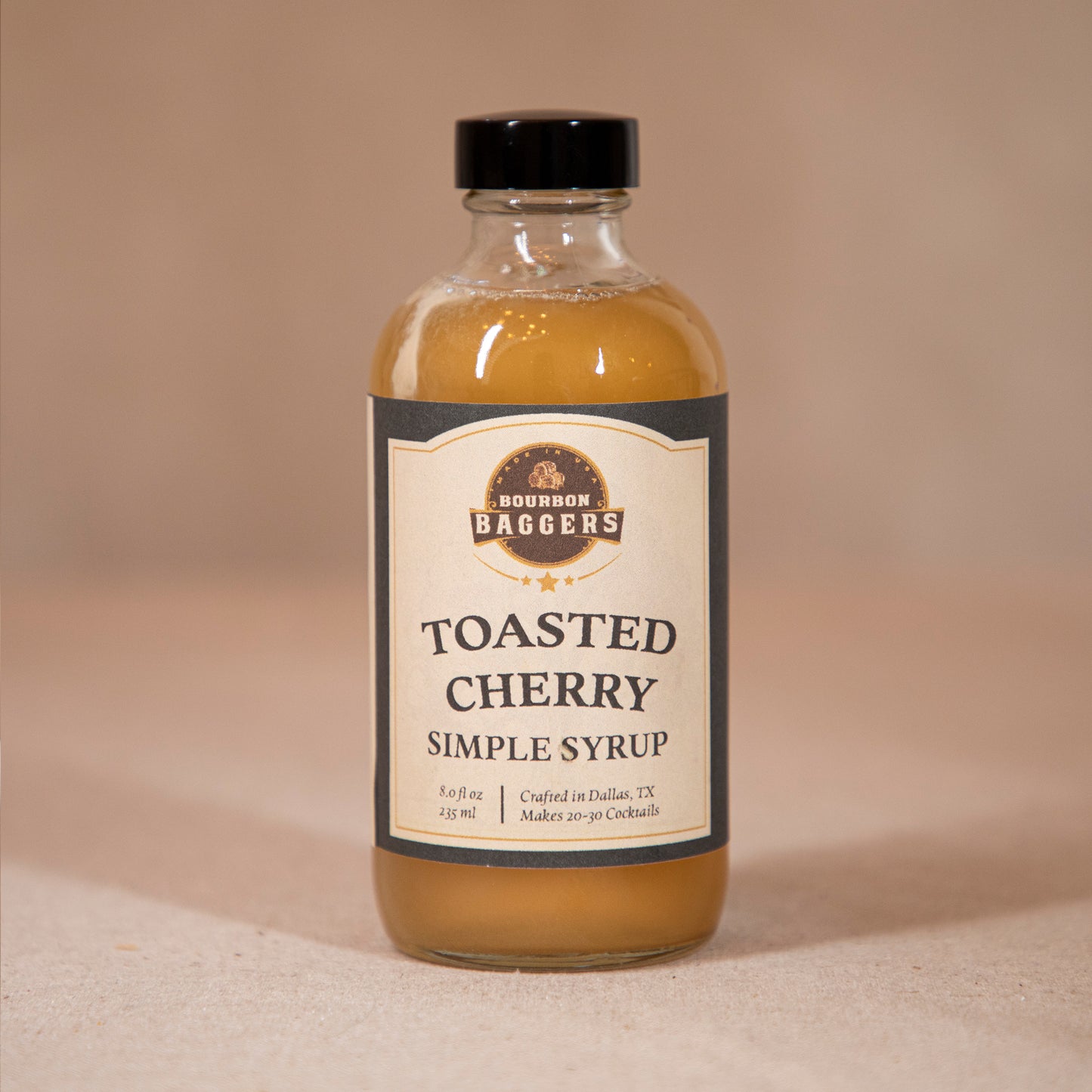 Bourbon Baggers Toasted Cherry Simple Syrup