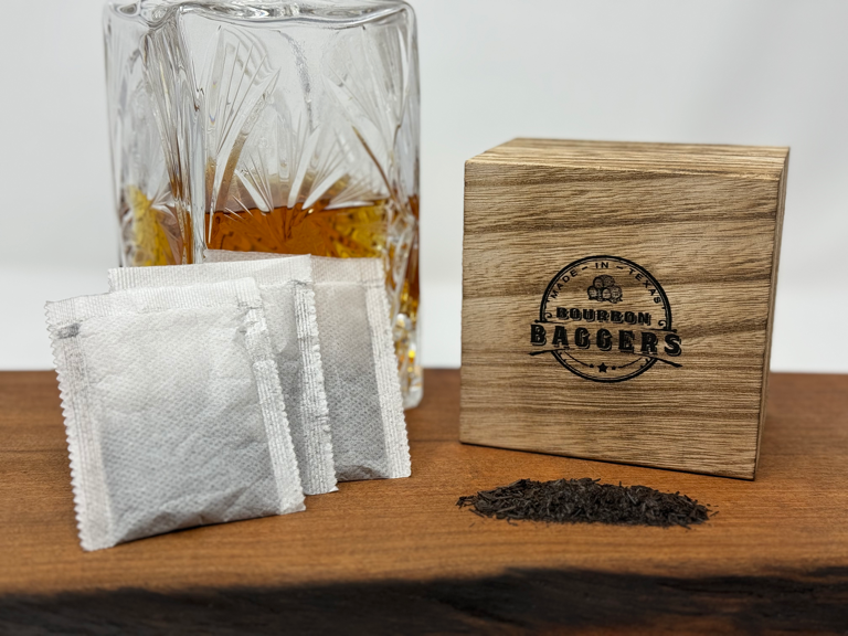 Bourbon Baggers Premium Wood Gift Box
