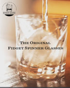 Fidget Spinner Whiskey Glasses - The Bourbon Stress Reliever!